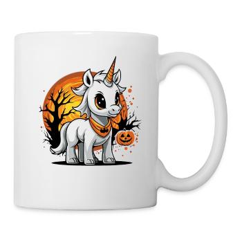 Halloween Unicorn - Spooky and Cute - Tasse - Weiß - Rechts
