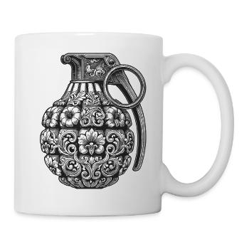 Ornaments bomb - Mug - white - Right