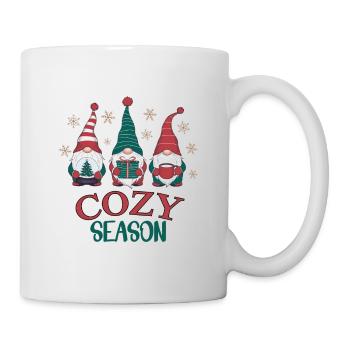 Cozy Season Cute Christmas Gnomes - Mug - white - Right