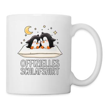 Chemise de nuit officielle Pingouins Penguin Paire - Mug blanc - blanc - Droite