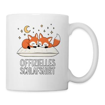 Official Foxes Fox Pair Sleep Shirt - Mug - white - Right