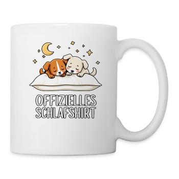 Official Sleep Shirt Dog Dog Couple - Mug - white - Right