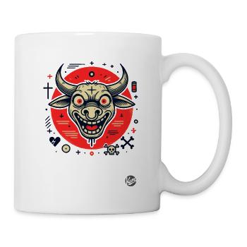 The Crazy Cow – Bull - Mug - white - Right