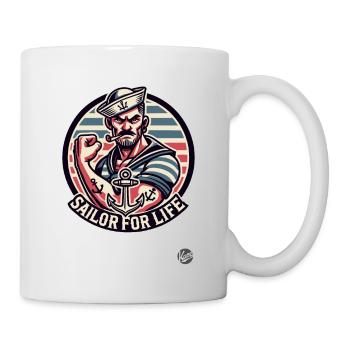 Sailor for life - Mug - white - Right
