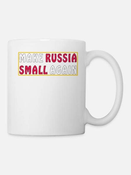 MAKE RUSSIA SMALL AGAIN - Tasse - Weiß