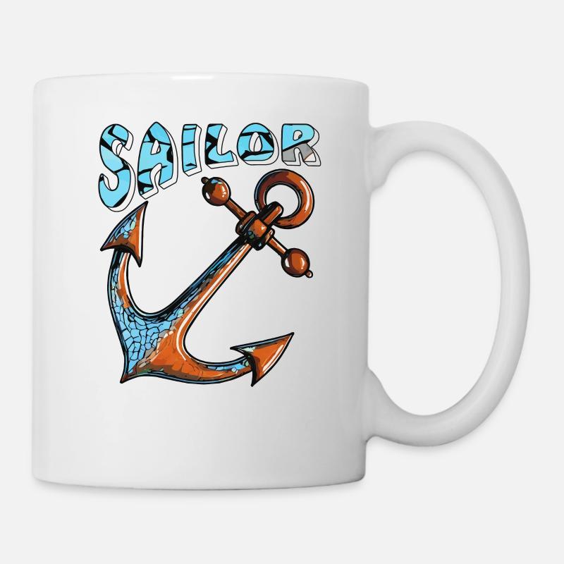 SCHIFFANKER SAILOR - Tasse - Weiß