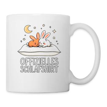 Official Sleeping Shirt Rabbit Pair - Mug - white - Right