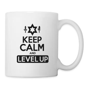 Keep Calm and Level Up - Mug - white - Right