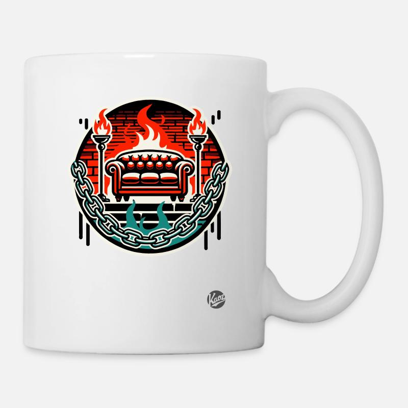 Das Sofa - Tasse - Weiß