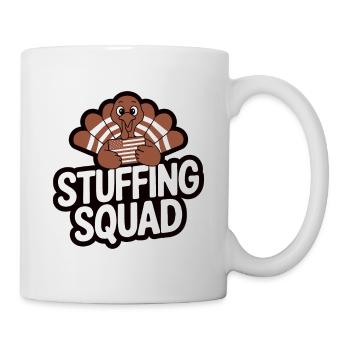 Lustiger Thanksgiving Truthahn - Tasse - Weiß - Rechts