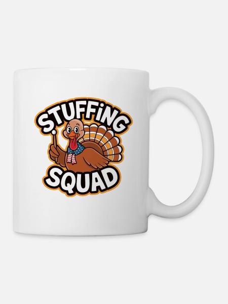 Lustiger Thanksgiving Truthahn - Tasse - Weiß