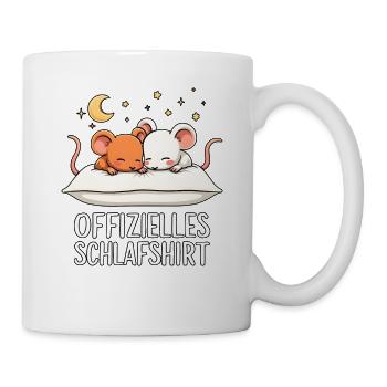 Official Sleep Shirt Mice Mouse Pair - Mug - white - Right