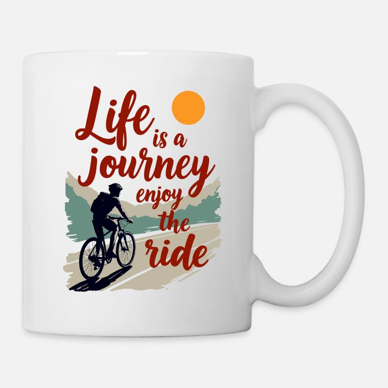 PARCOURS DE CITATION DE TENDANCE - Mug blanc - blanc