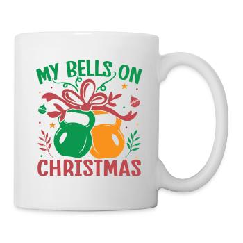 Fanatiques de fitness Mes cloches à Noël - Mug blanc - blanc - Droite