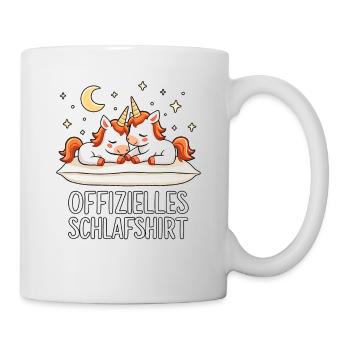 Chemise de nuit officielle Licornes Licorne Paire - Mug blanc - blanc - Droite