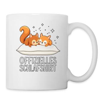 Chemise de nuit officielle Squirrel Pair - Mug blanc - blanc - Droite