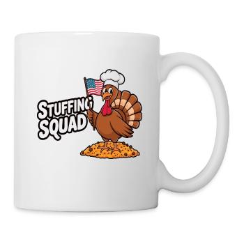 Dinde drôle de Thanksgiving - Mug blanc - blanc - Droite