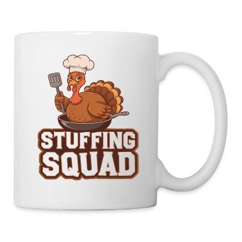 Dinde drôle de Thanksgiving - Mug blanc - blanc - Droite