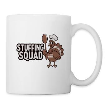 Lustiger Thanksgiving Truthahn - Tasse - Weiß - Rechts