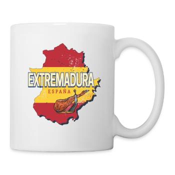 Estrémadure Espagne Région Carte Souvenir - Mug blanc - blanc - Droite