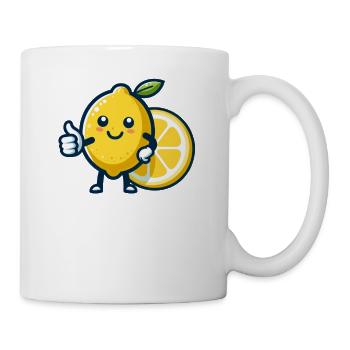 Squeeze the Day Lemon - Mug - white - Right