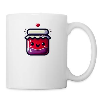 Niedliches "Du bist meine Marmelade"-Wortspiel - Tasse - Weiß - Rechts