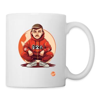 Slav Squat Tracksuit Gopnik Mode Design - Tasse - Weiß - Rechts
