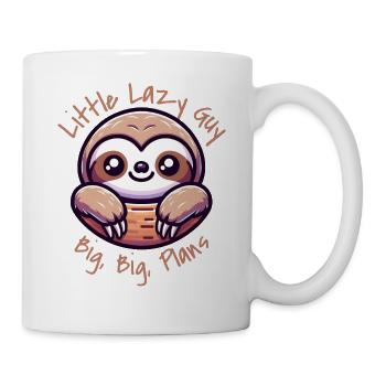 Sloth Little Lazy, Big Plans - Mug - white - Right