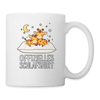 Chemise de nuit officielle Girafe Girafe Couple - Mug blanc - blanc - Droite