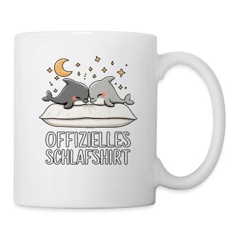 Official Dolphin Dolphin Couple Sleep Shirt - Mug - white - Right