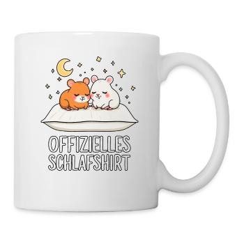 Chemise de nuit officielle Hamster Pair - Mug blanc - blanc - Droite