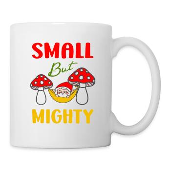 Small But Mighty Cute Gnome Family Gift Idea - Tasse - Weiß - Rechts
