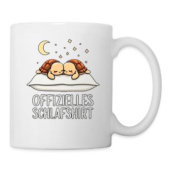 Official Sleeping Shirt Sea Turtle Pair - Mug - white - Right