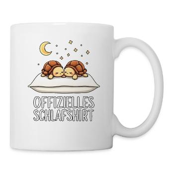 Official Sleeping Shirt Turtle Pair - Mug - white - Right