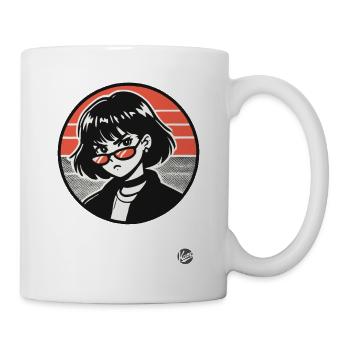 This girl means trouble - Mug - white - Right