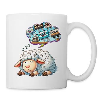 Sheep dreams - Mug - white - Right