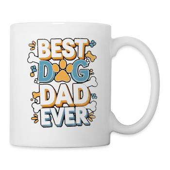 Bester Hundevater - Tasse - Weiß - Rechts