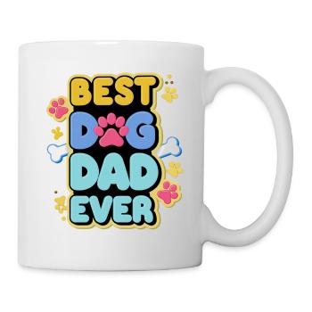 Bester Hundevater - Tasse - Weiß - Rechts