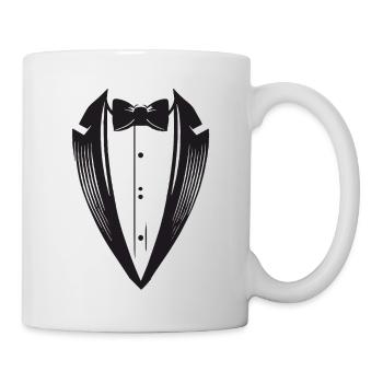 Tuxedo - Tasse - Weiß - Rechts