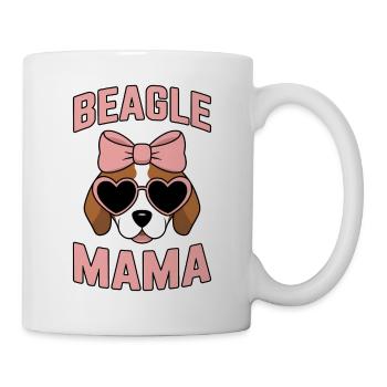 Beagle Maman Chien Maman Drôle Beagle Cadeau - Mug blanc - blanc - Droite