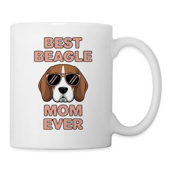 Beagle Maman Chien Maman Drôle Beagle Cadeau - Mug blanc - blanc - Droite