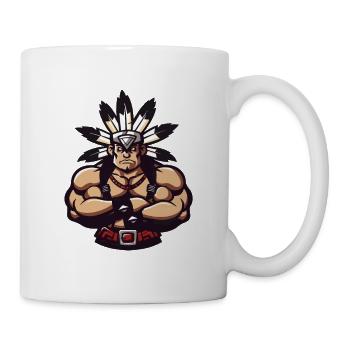 Chief Muscles Fitness - Mug - white - Right