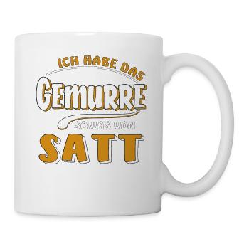 J’EN AI MARRE DE LA GROGNE - Mug blanc - blanc - Droite