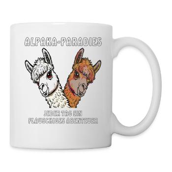 ALPACA PARADISE FLUFFY ADVENTURE - Mug - white - Right