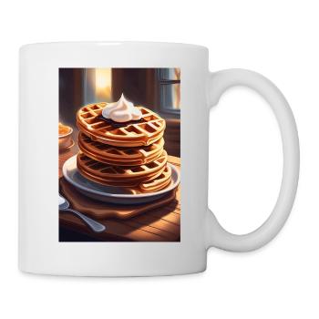 Tas de crêpes - Mug blanc - blanc - Droite