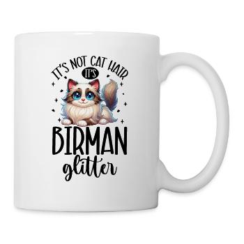 Paillettes Chats - Birmanie - Mug blanc - blanc - Droite