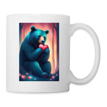 Maman ours - Mug blanc - blanc - Droite