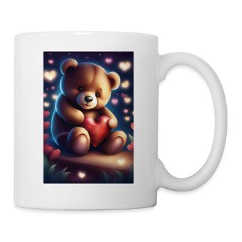 Adorable teddy bear - Mug - white - Right