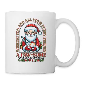 Santa Vet Christmas Greetings Gifts For Pet Lovers - Mug - white - Right