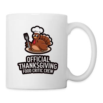 Dinde drôle de Thanksgiving - Mug blanc - blanc - Droite